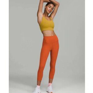 Lululemon Energy Bra long line in auric gold